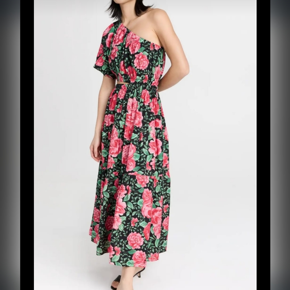 Moon River - Floral One Shoulder Dress